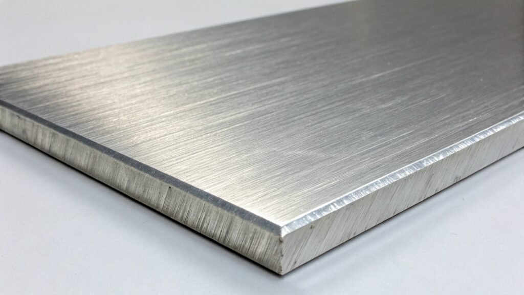 A graph showing the very high ultimate tensile strength of 7075-T6 aluminum compared to other alloys like 6061.